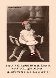 Kaartje - Edel gat