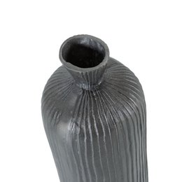 VASE 18X18X69 ANTIK SØLV METAL TH5419200