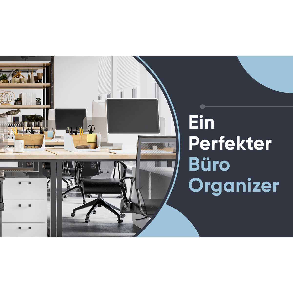 Organizador de escritorio ECO | Organizador de cosméticos de mesa para oficina | Soporte para teléfono móvil y tableta |