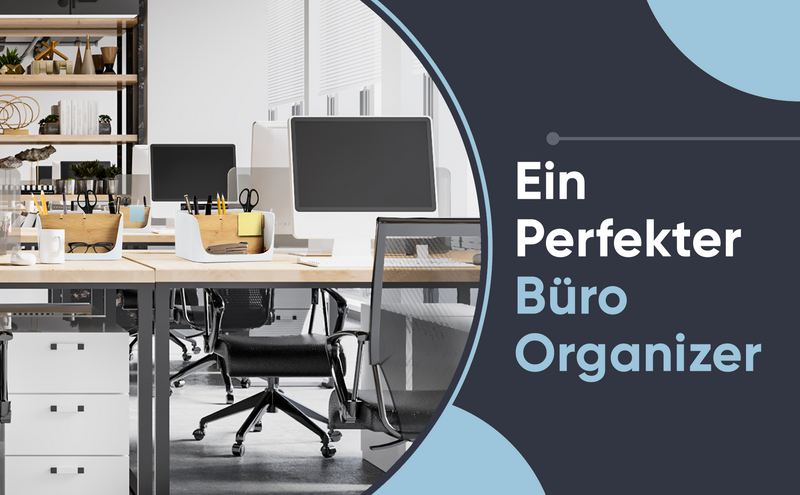 ECO Schreibtisch Organizer | Tisch- Büro- Kosmetik- Organizer | Handy & Tablet Halterung |