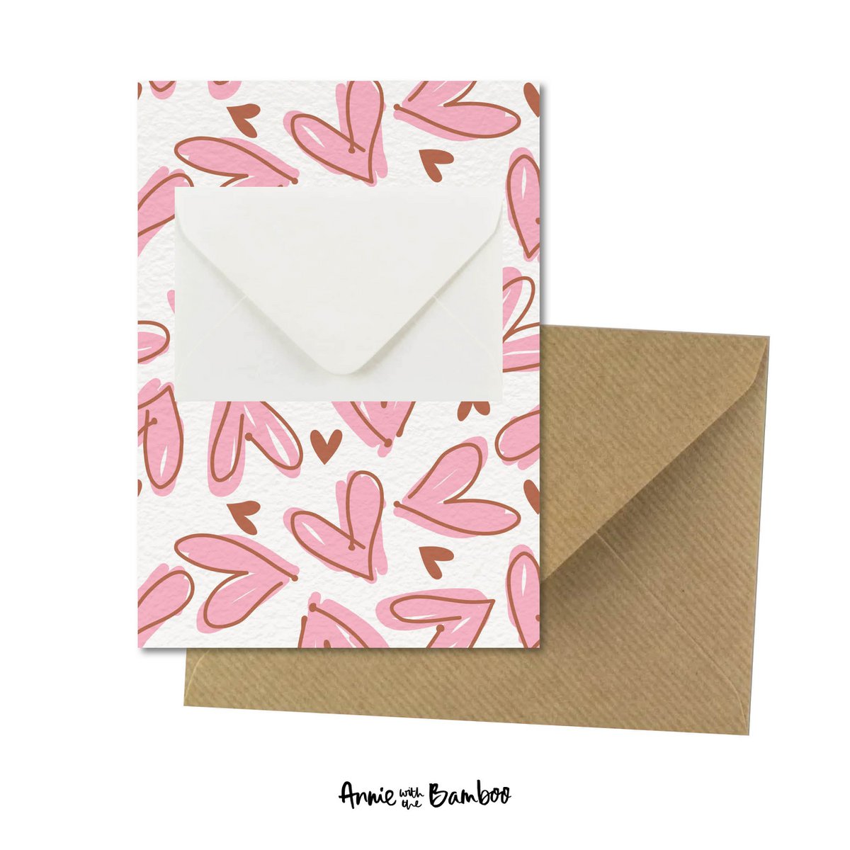 Tarjeta de dinero - Corazones