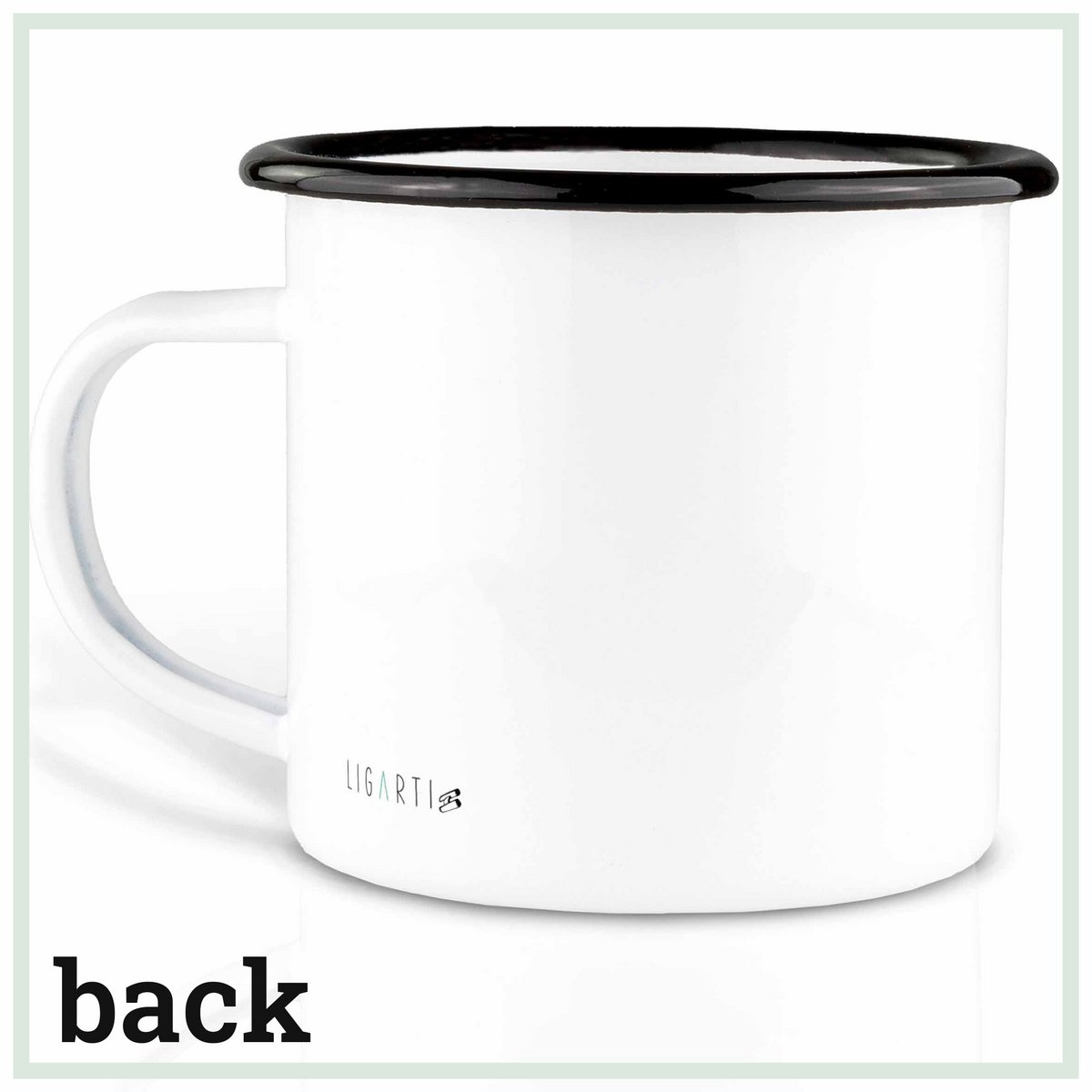 Tasse en émail – Bonne vue