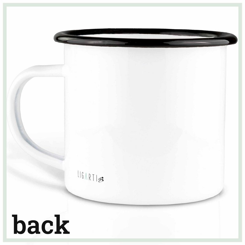 Tasse en émail – Bonne vue