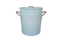 Blue Compost Bin With White Dots 21x19 cm Isabelle Rose