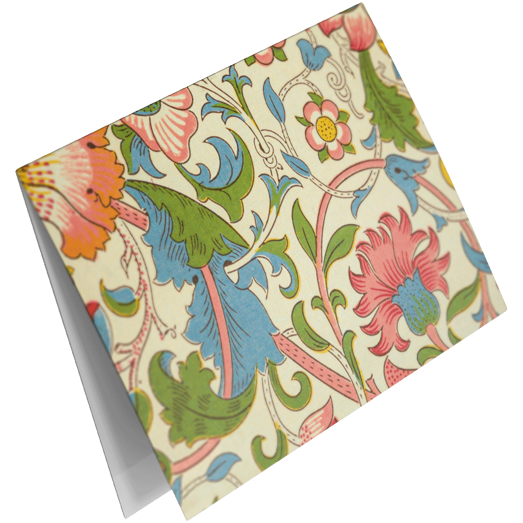 Lykønskningskort sæt Botaniske print