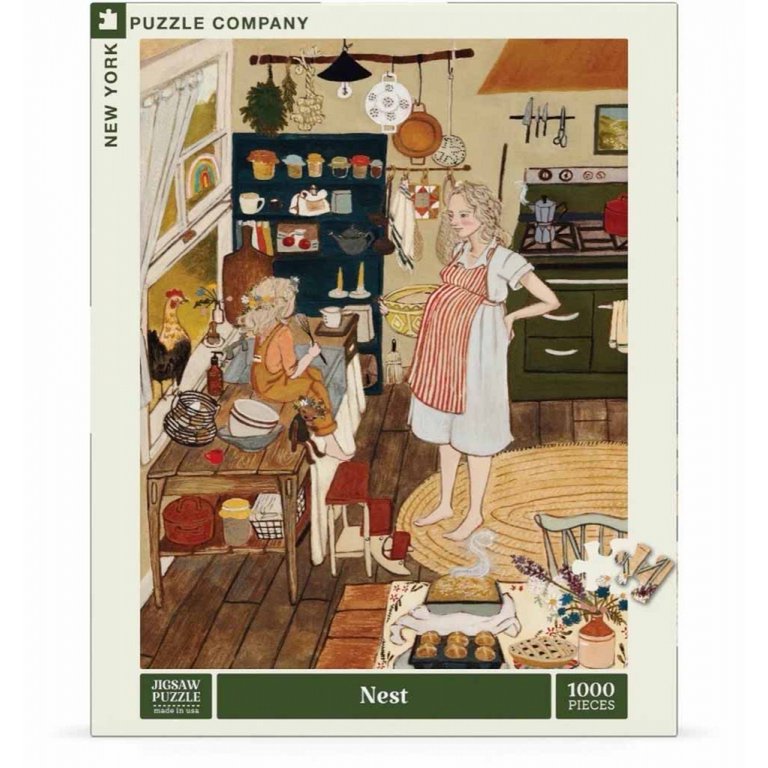 New York Puzzle Company Puzzel Nest - 1000 stukjes