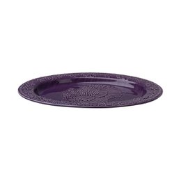 Plat ovale dinde 48x36x4cm Violet