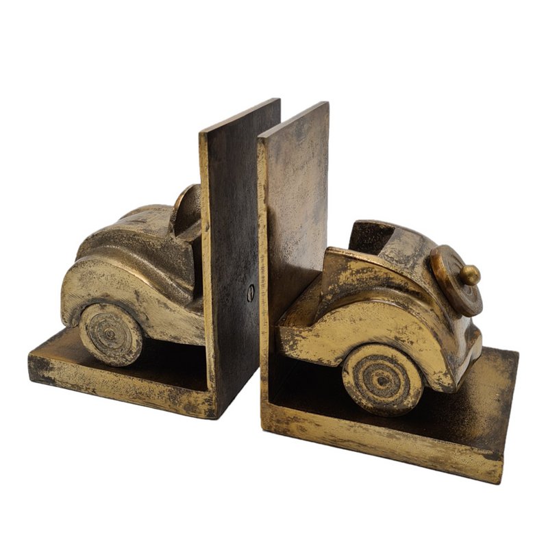 Bookend - Samochód - Antyczne Złoto