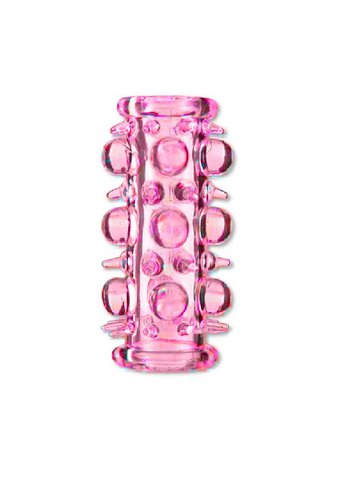 Bossoftoys - 67-00012 - Dehnbare Penishülle - Penis -Extender - Pink -Lenght 7 cm - Clear Box mit Farbkarte
