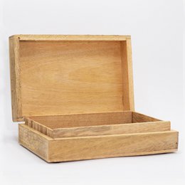 Wholesale Wooden Boxes and Trays with Buddha & Hamsa Design