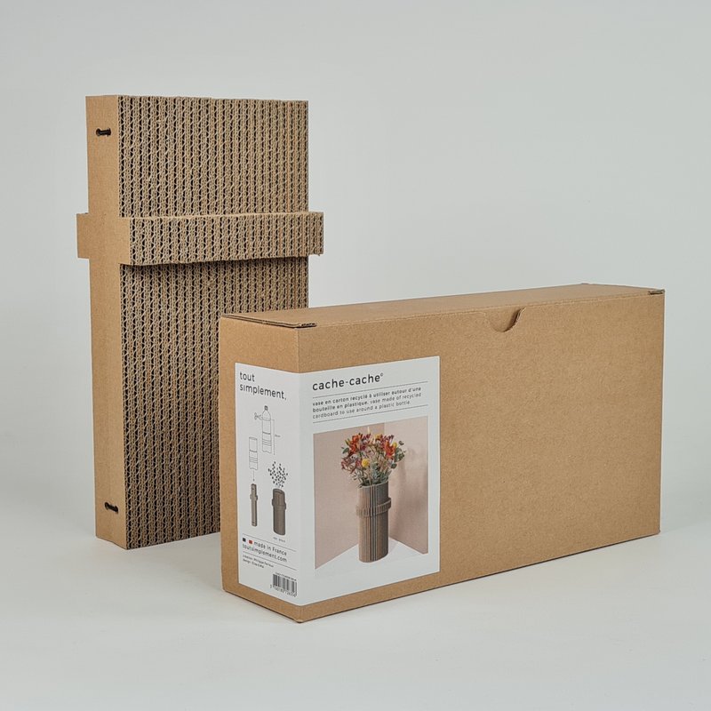 Sammenfoldelig papvase - cylinder