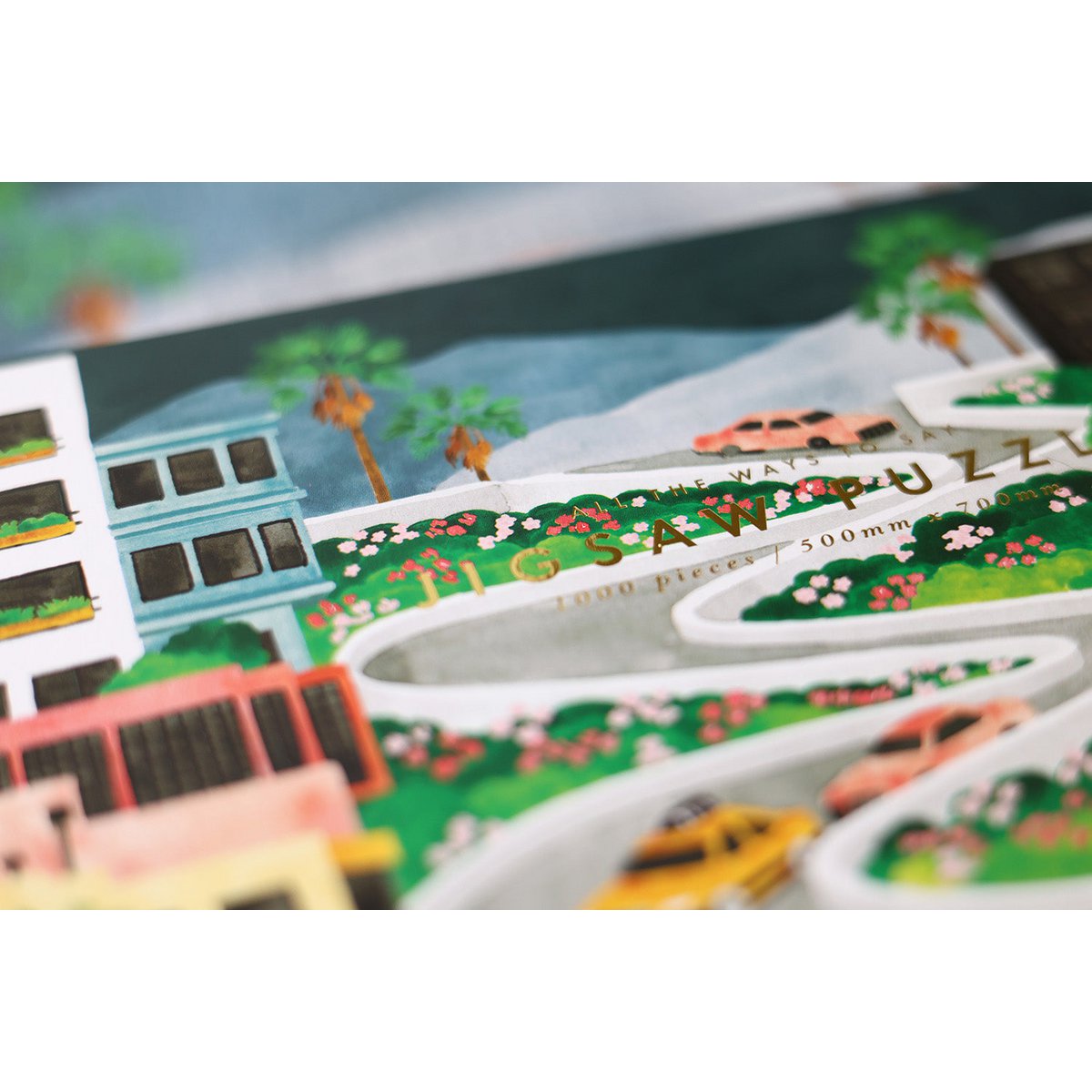 LOMBARD STREET - Jigsaw Puzzle 1000 brikker