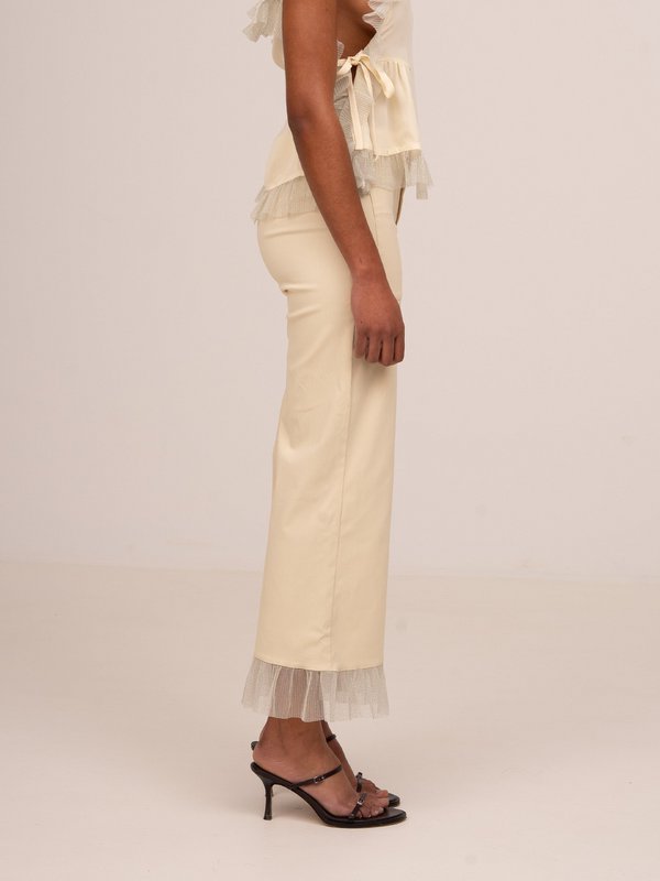 Pantaloni crema Serenity