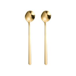 Set di cucchiaini d'oro