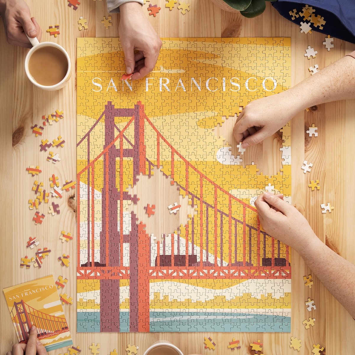Rompecabezas de arte de San Francisco