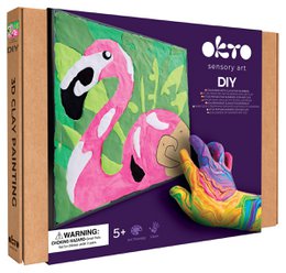 Okto Sensory Art Kleuren Op Nummers - Dieren - Roze Flamingo