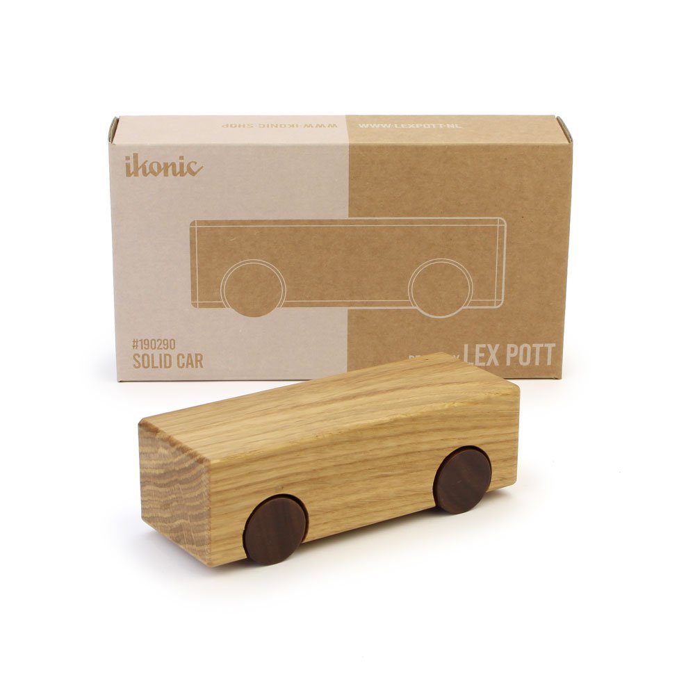 Wooden Car - Lex Pott - 'Solid Cars Series' - Solid Oak 