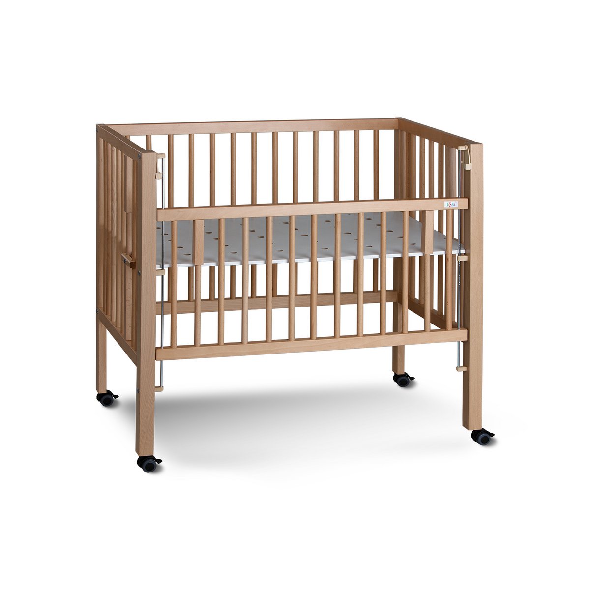 tiSsi® MAXI BOXSPRING Beistellbett natur 90x50 cm
