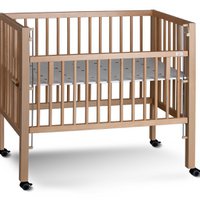 tiSsi® MAXI BOXSPRING Beistellbett natur 90x50 cm