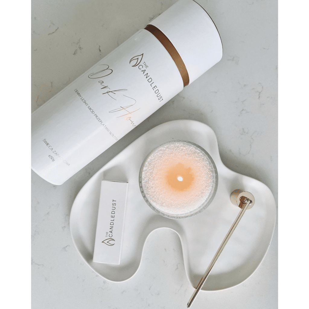 Pulver/ sand/ perle stearinlys gave rør-pulver duftende-650 g-klar til brug boutique premium stearinlys