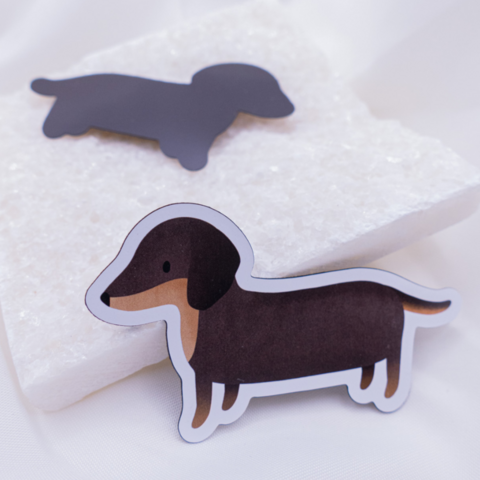 Magneet teckel hond koelkast magneet hondenras - cadeau verjaardag hondenliefhebber