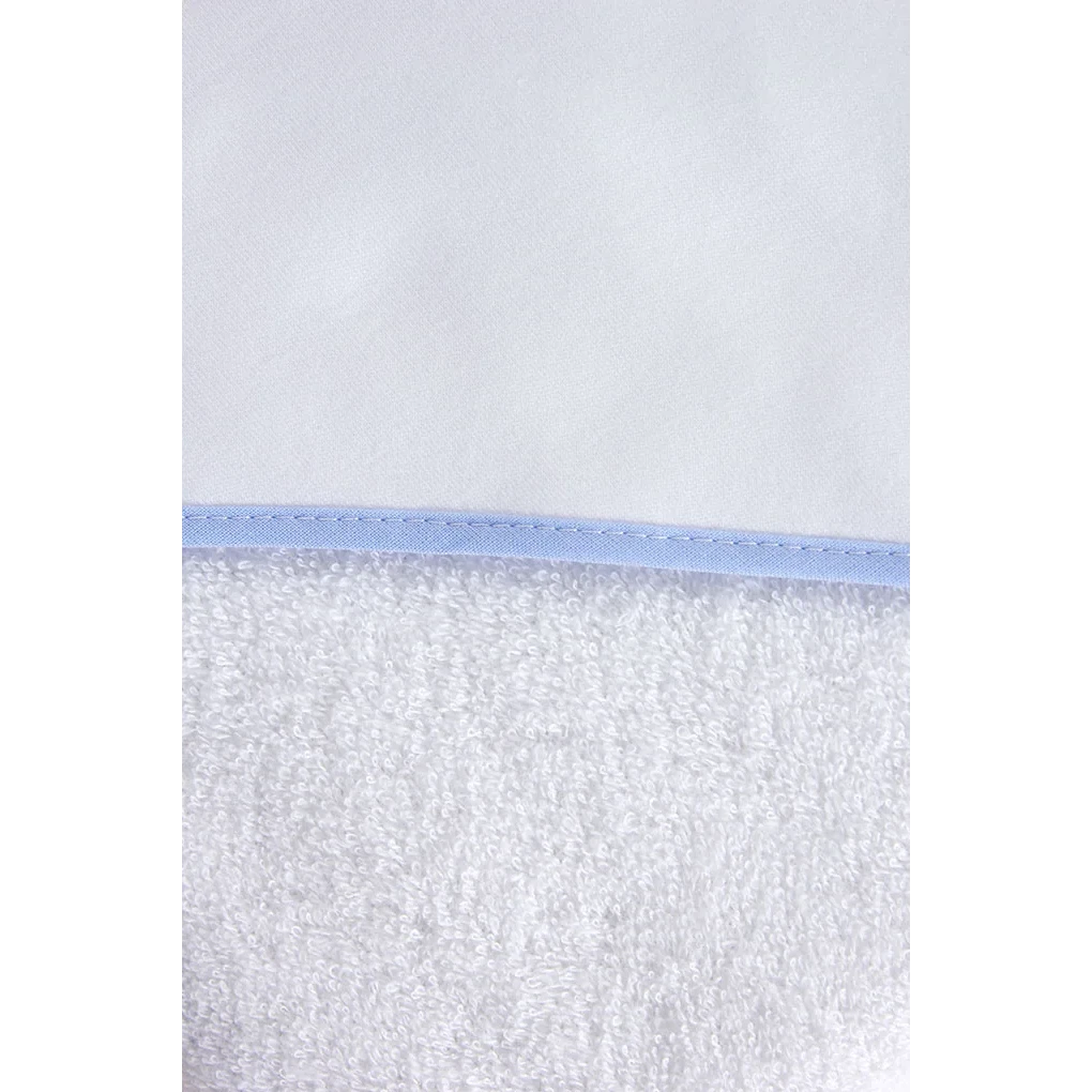 Asciugamano da bagno con cappuccio per bambini da dipingere, bianco