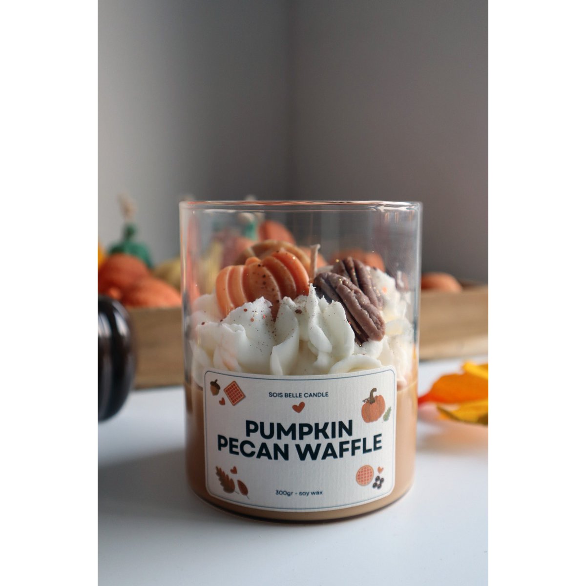 Pumpkin Pecan Waffle