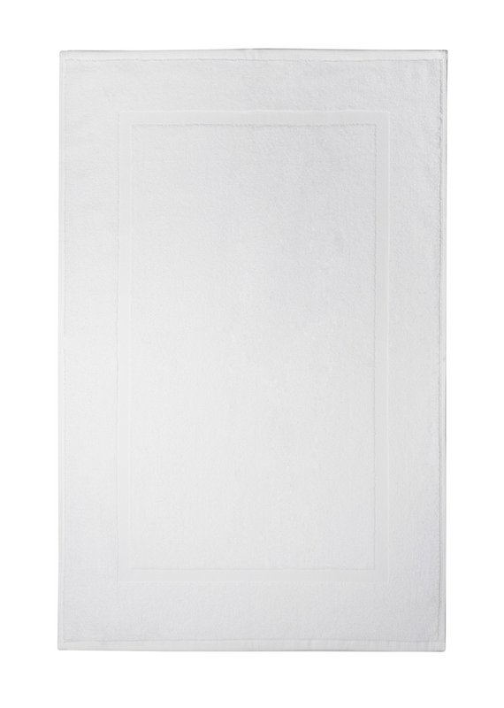 Badematte 50 x 60 cm, 550 g/m², Weiß
