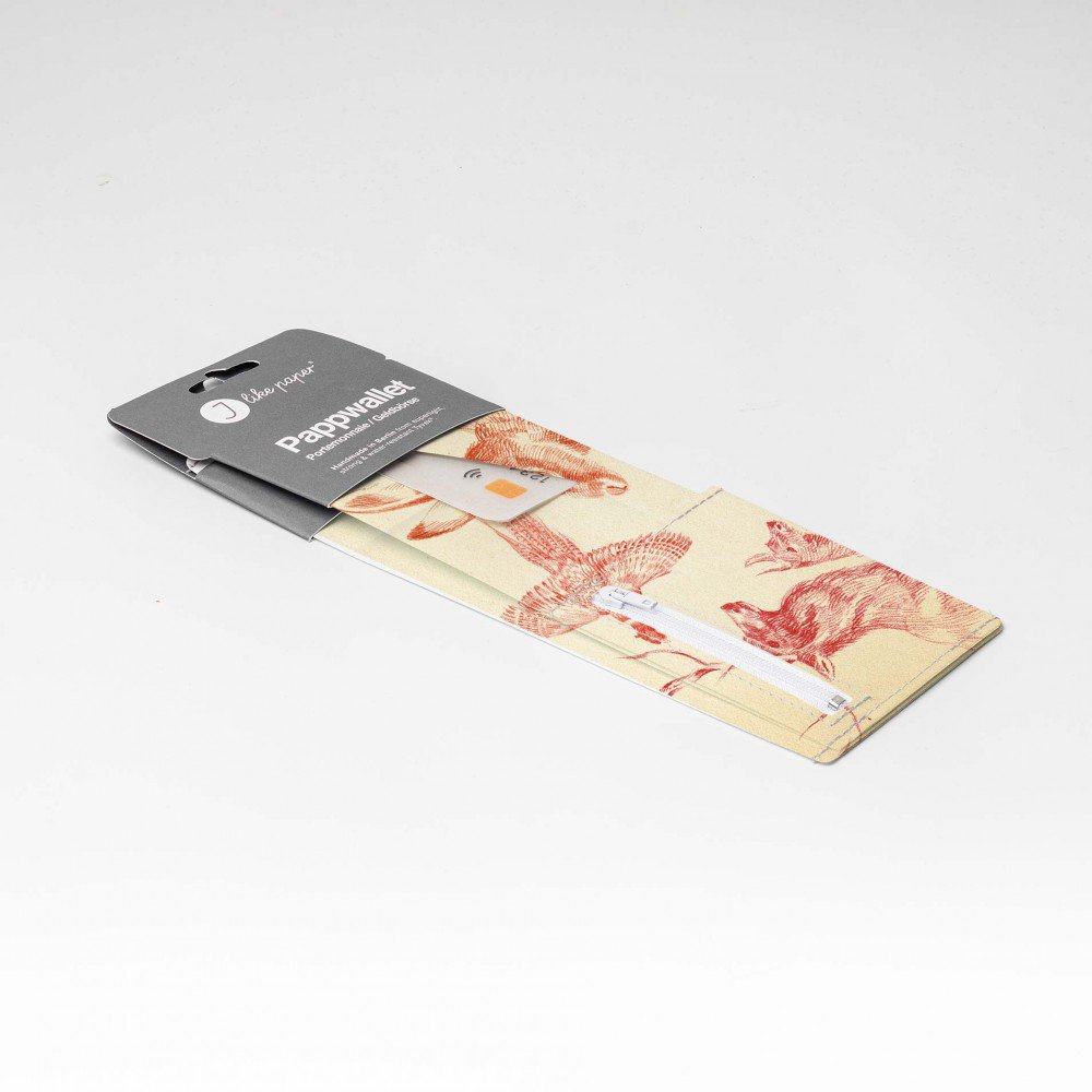 ANIMALS Tyvek® cardboard wallet / purse