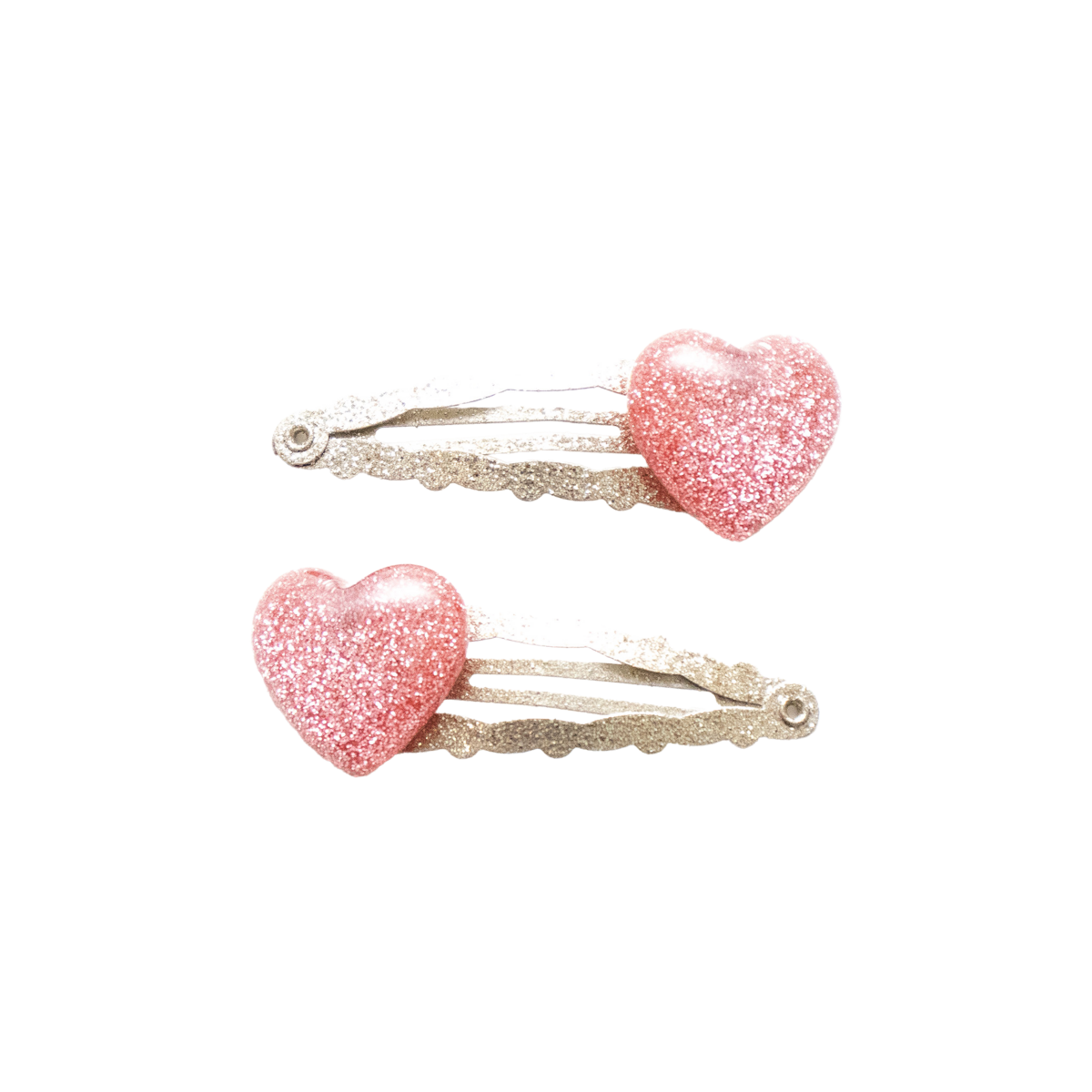 Duo Premium Haarspangen für Kinder – Sparkle Eclats de Coeurs