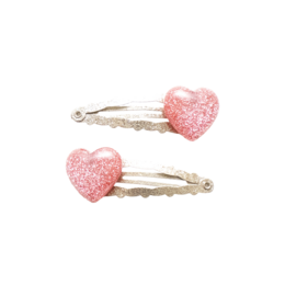 Duo Premium Haarspangen für Kinder – Sparkle Eclats de Coeurs
