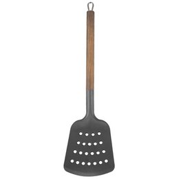 Kitchen Spatula Thermoplastic Slotted WOODEN 34.5 cm