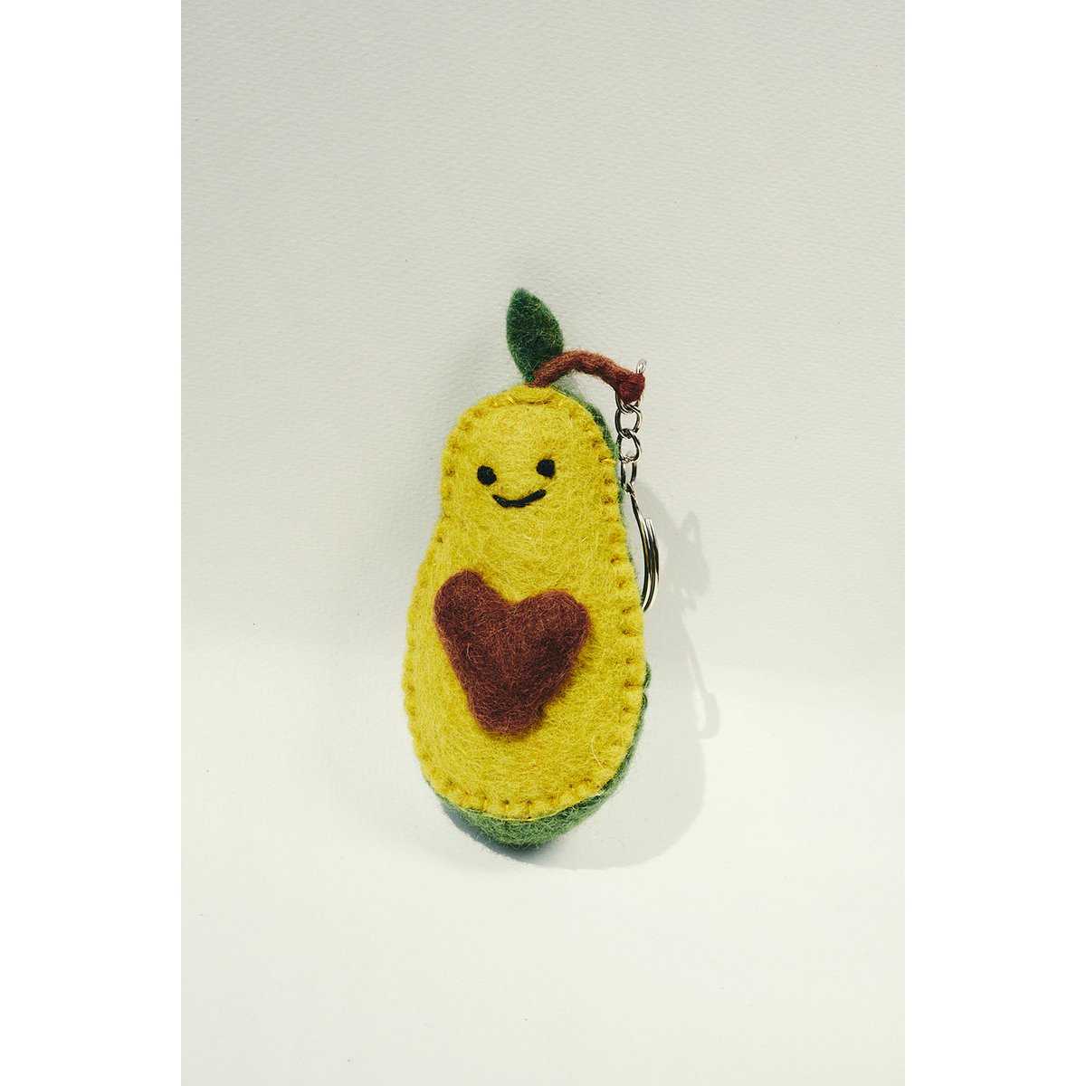 Avocado-Schlüsselanhänger