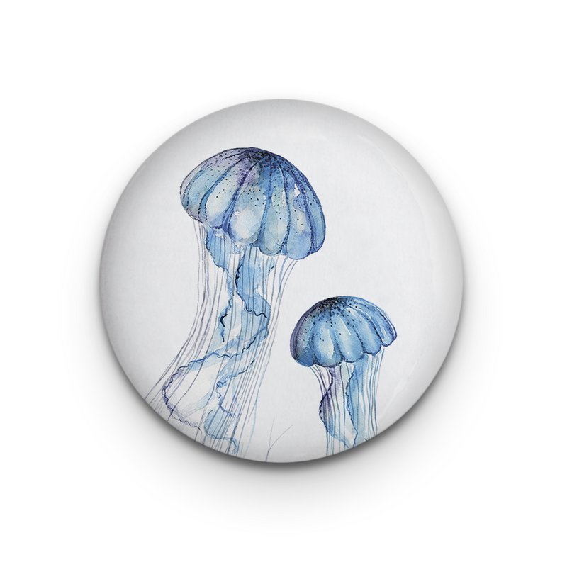 Decorative magnet Jellyfish Duo