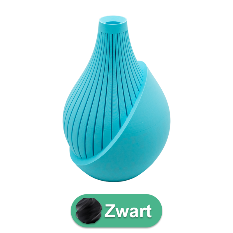 Elodie 3D vase - 3D printet vase - Bæredygtig PLA - Velegnet til kunstige blomster
