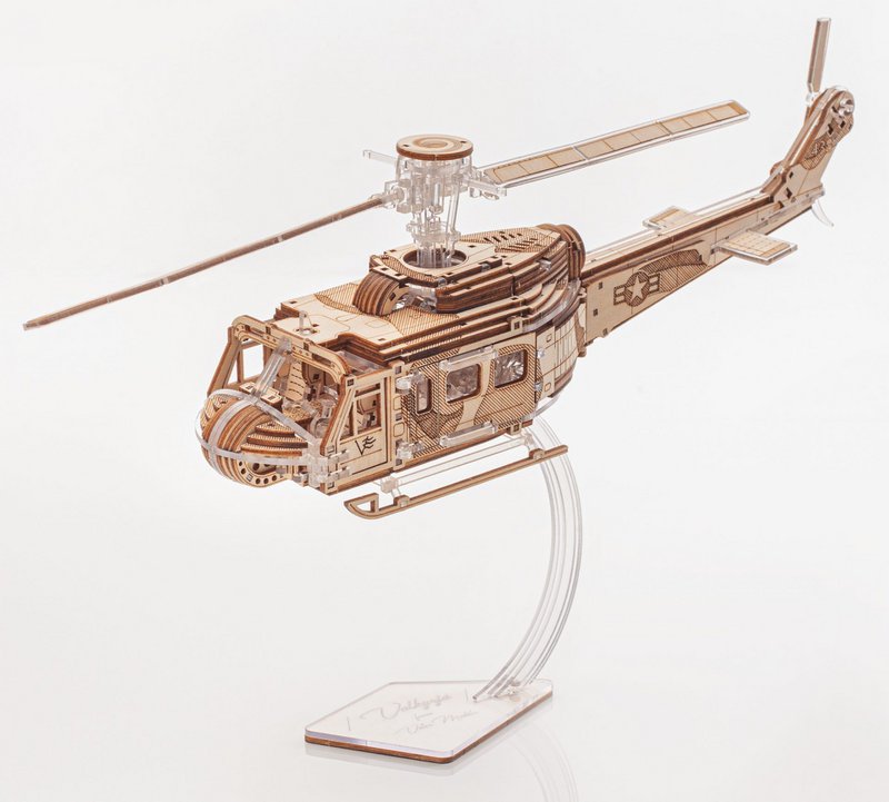 Veter Models 3D Model Building Kit, platform til helikopter, AKV-12, 10,7x9,7x9,4 cm
