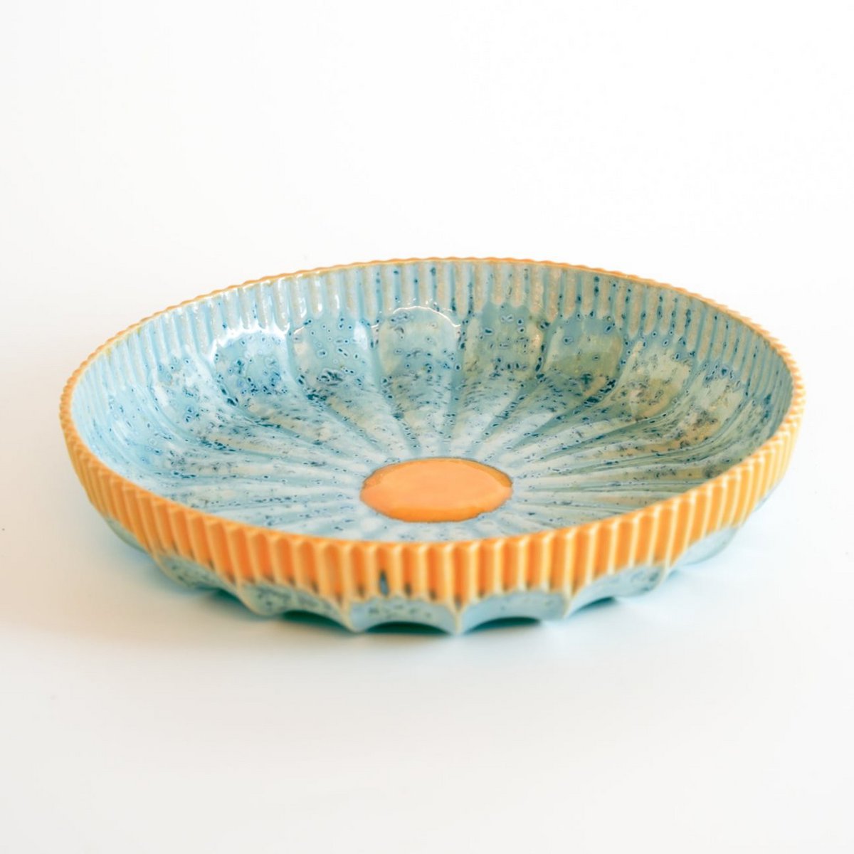 Bloom Plate - Amber Sky