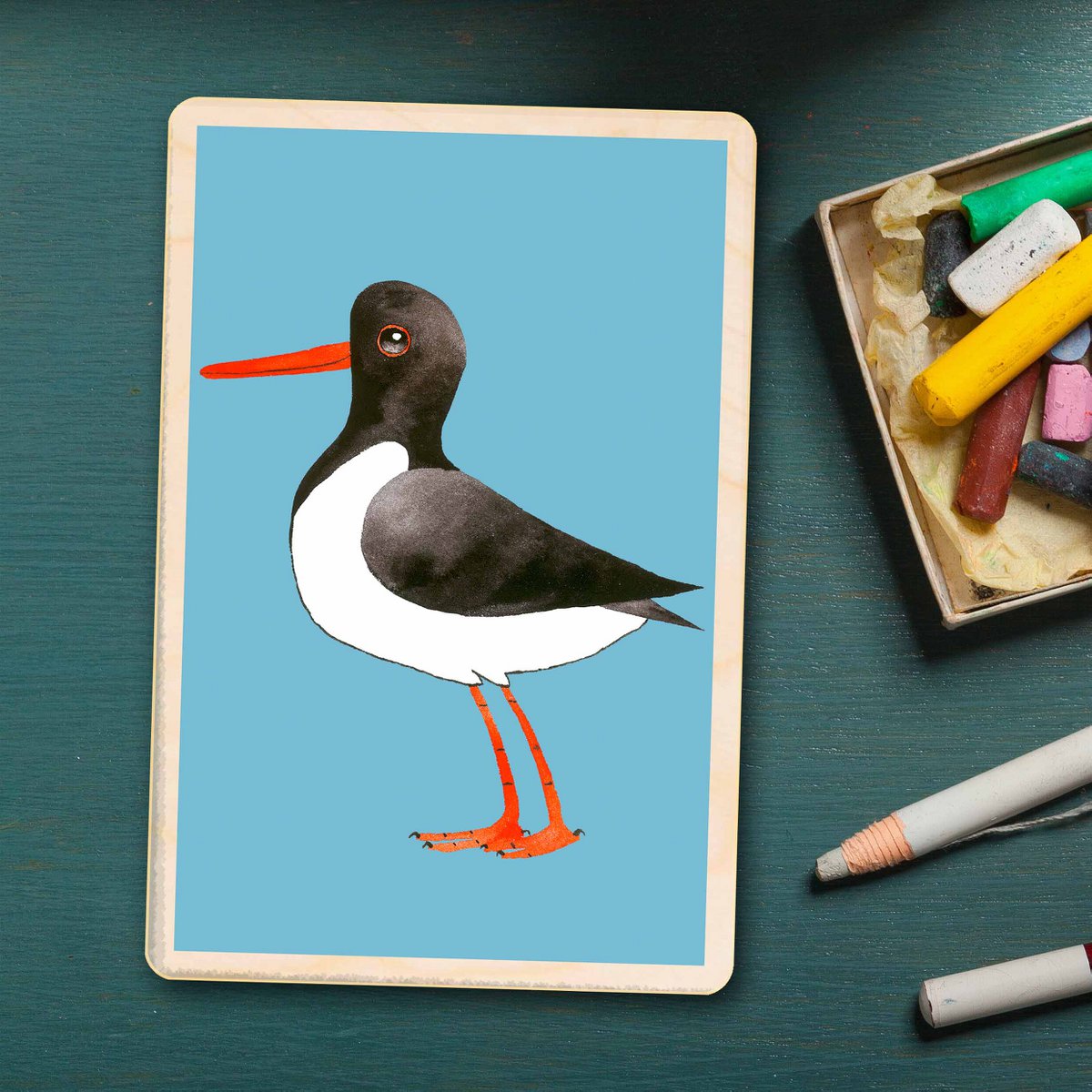 OYSTERCATCHER Duurzame houten kaart