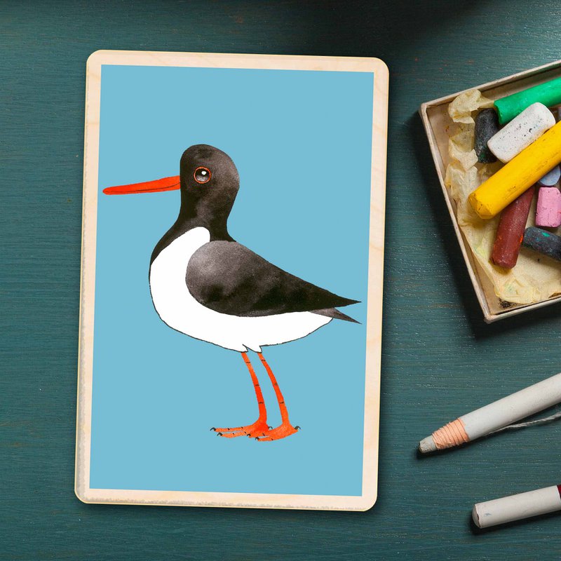 OYSTERCATCHER Duurzame houten kaart