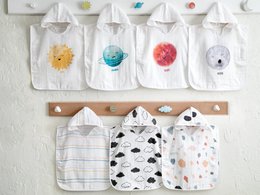 Muslin poncho Cosmic