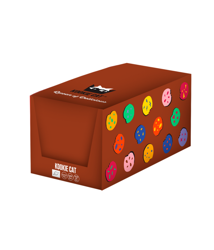 Double Choc and Walnut Cookie, organic, Kookie Cat, 50g