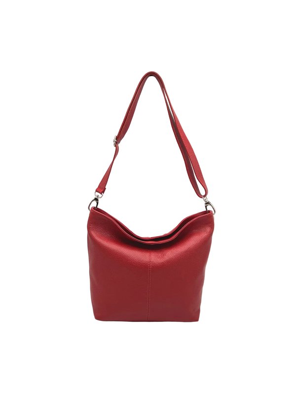 Borsa a tracolla da donna in vera pelle, Made in Italy, art. 112453Nuovo