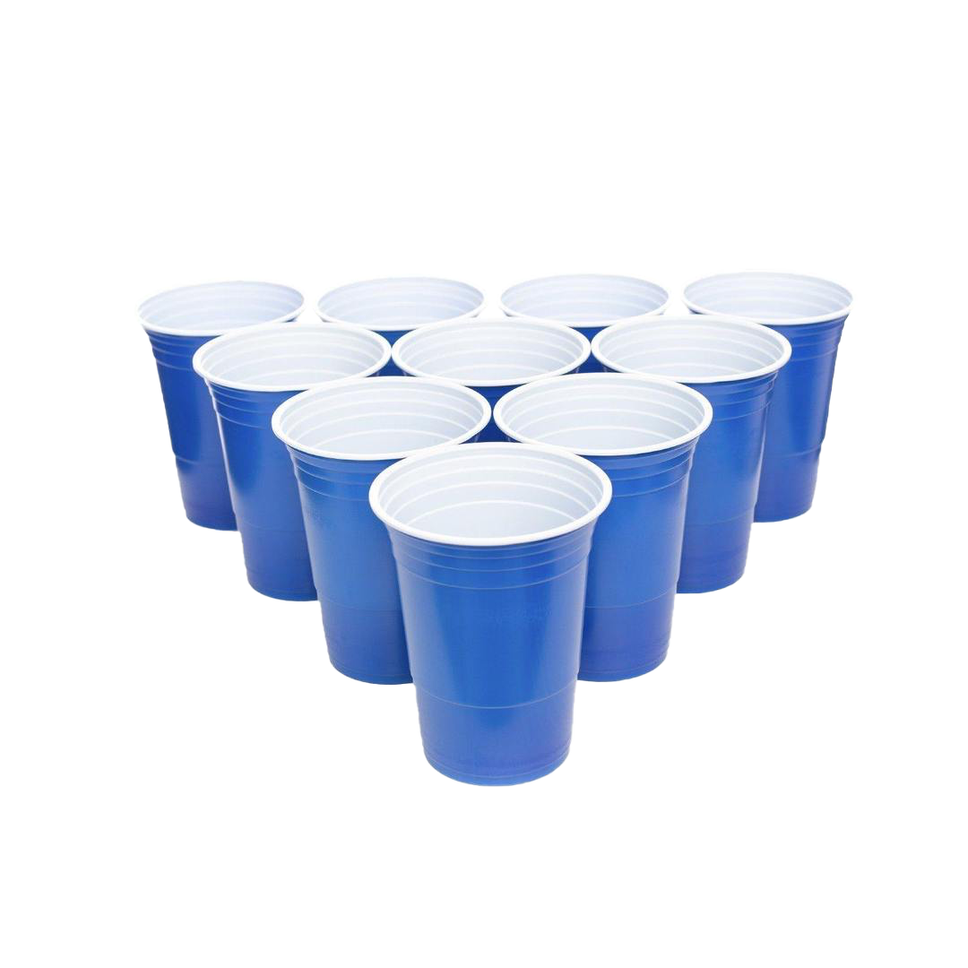 Bicchieri Beer Pong - Blu (50 pezzi)