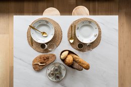 Tovaglietta JUTTA - rotonda, diametro 38 cm, naturale
