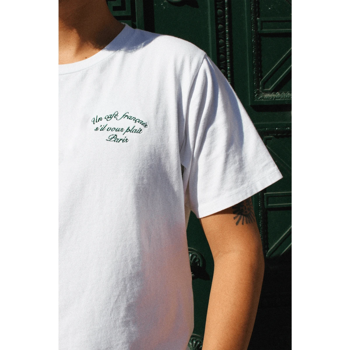 Cotton embroidered t-shirt