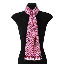 Pink Silk Scarf Alcázar