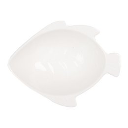 Kom fisk 75 ml hvid keramik