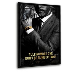 DON'T BE NUMBER TWO! - Alu-Dibond-Bild
