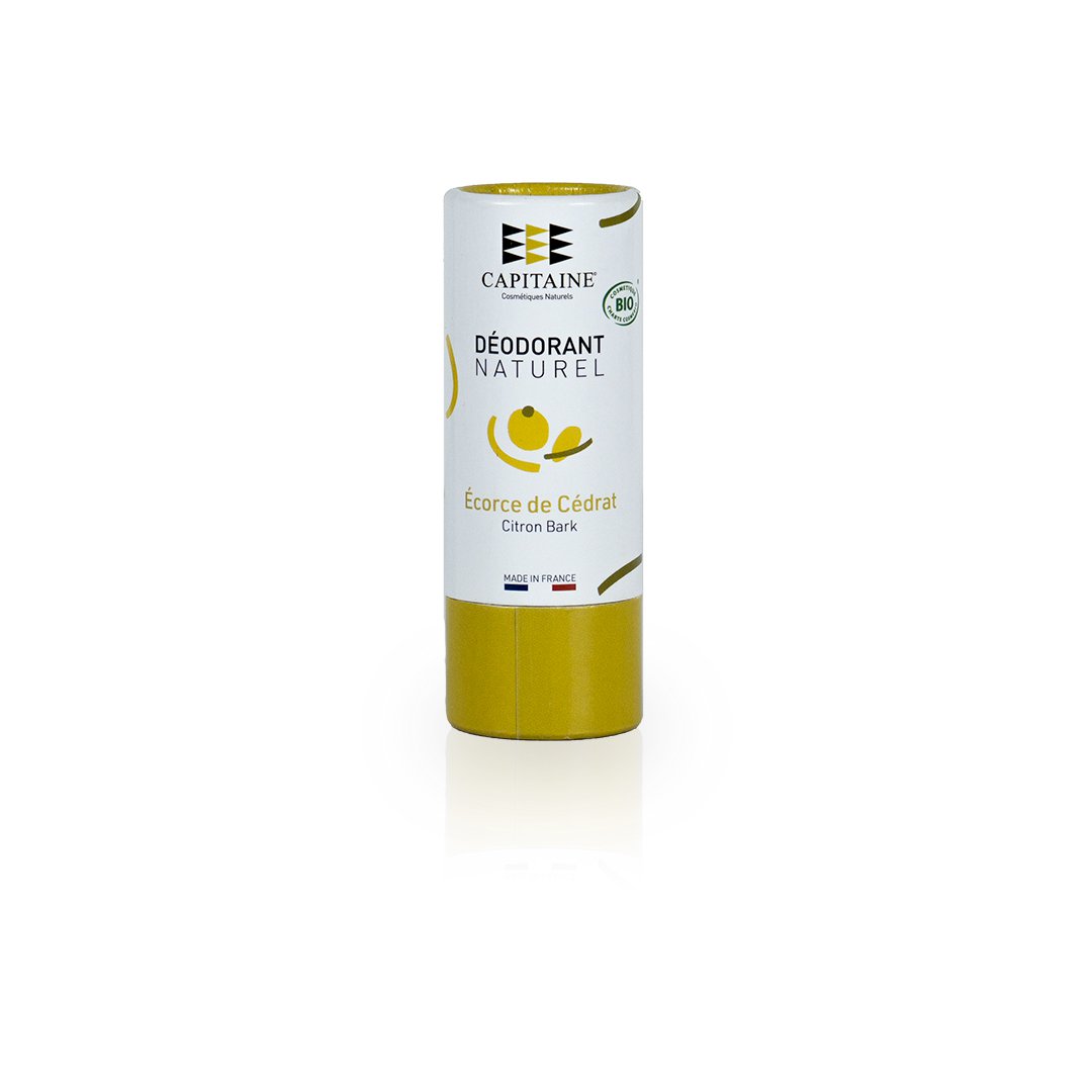 Økologisk solid deodorant i stick - Citron Bark - 60g
