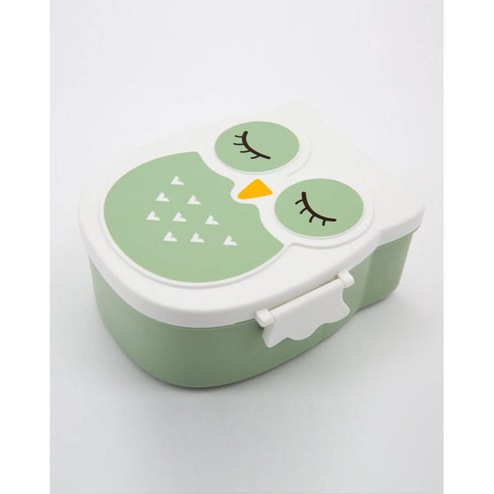 Snackbox - Lunchbox Uil luchtdicht & BPA vrij - Mint